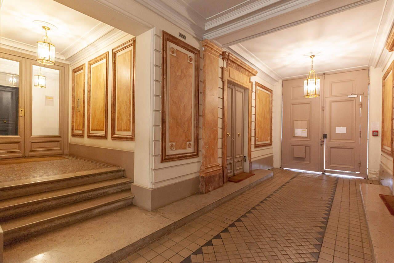 The entrance