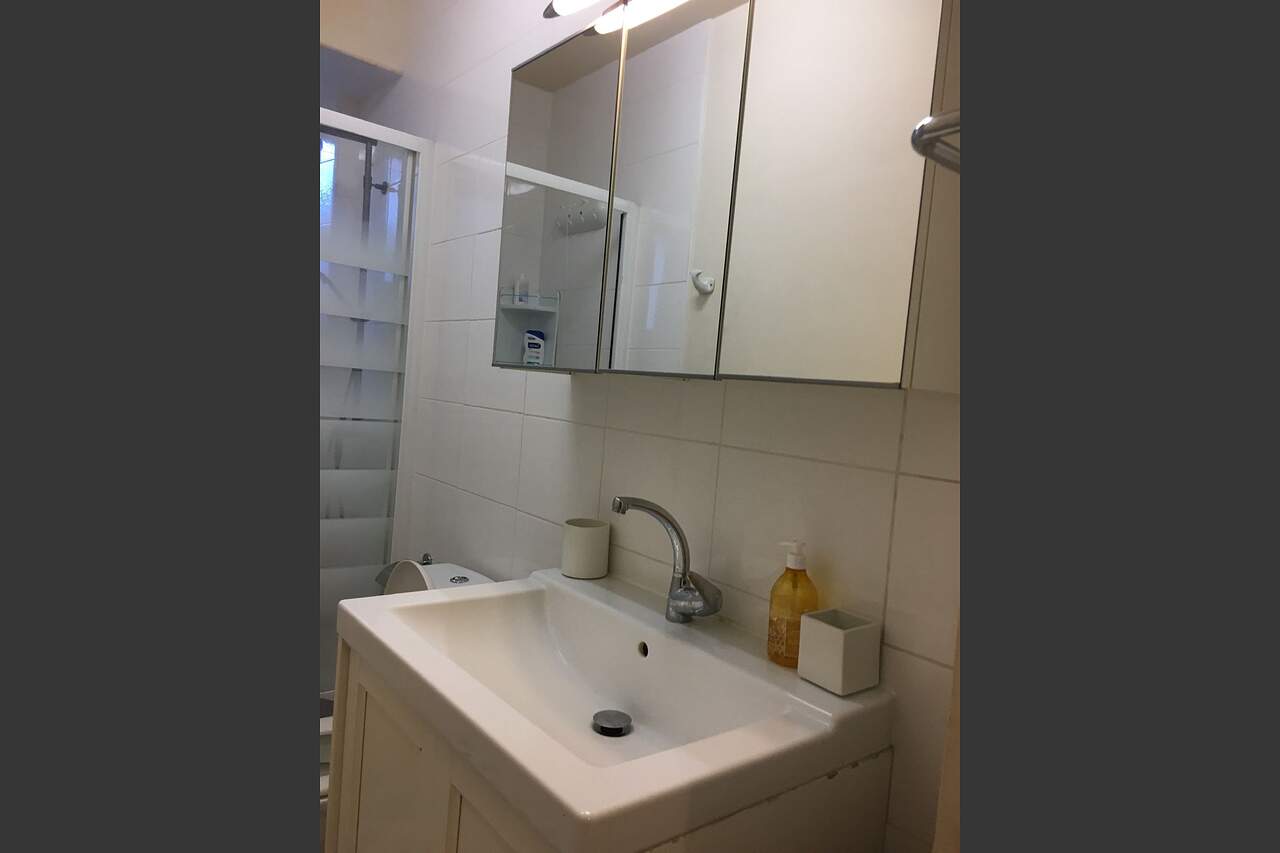 The bathroom