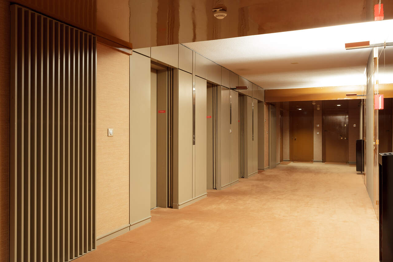 The entrance