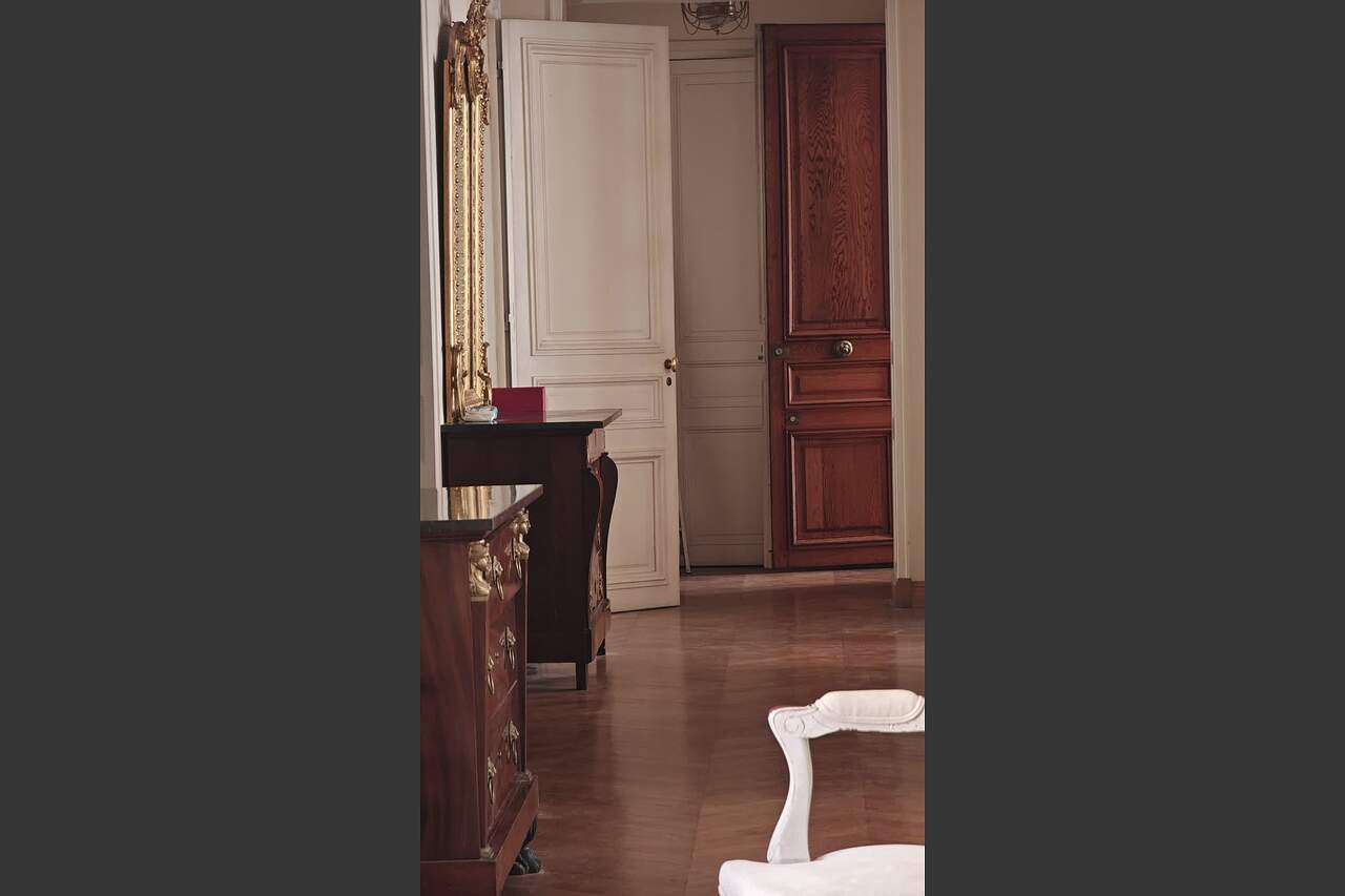 The entrance