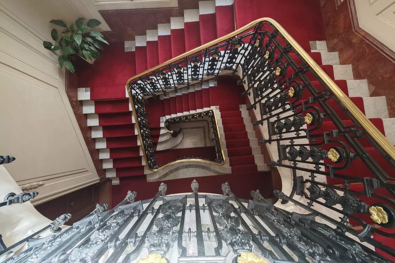 The entrance