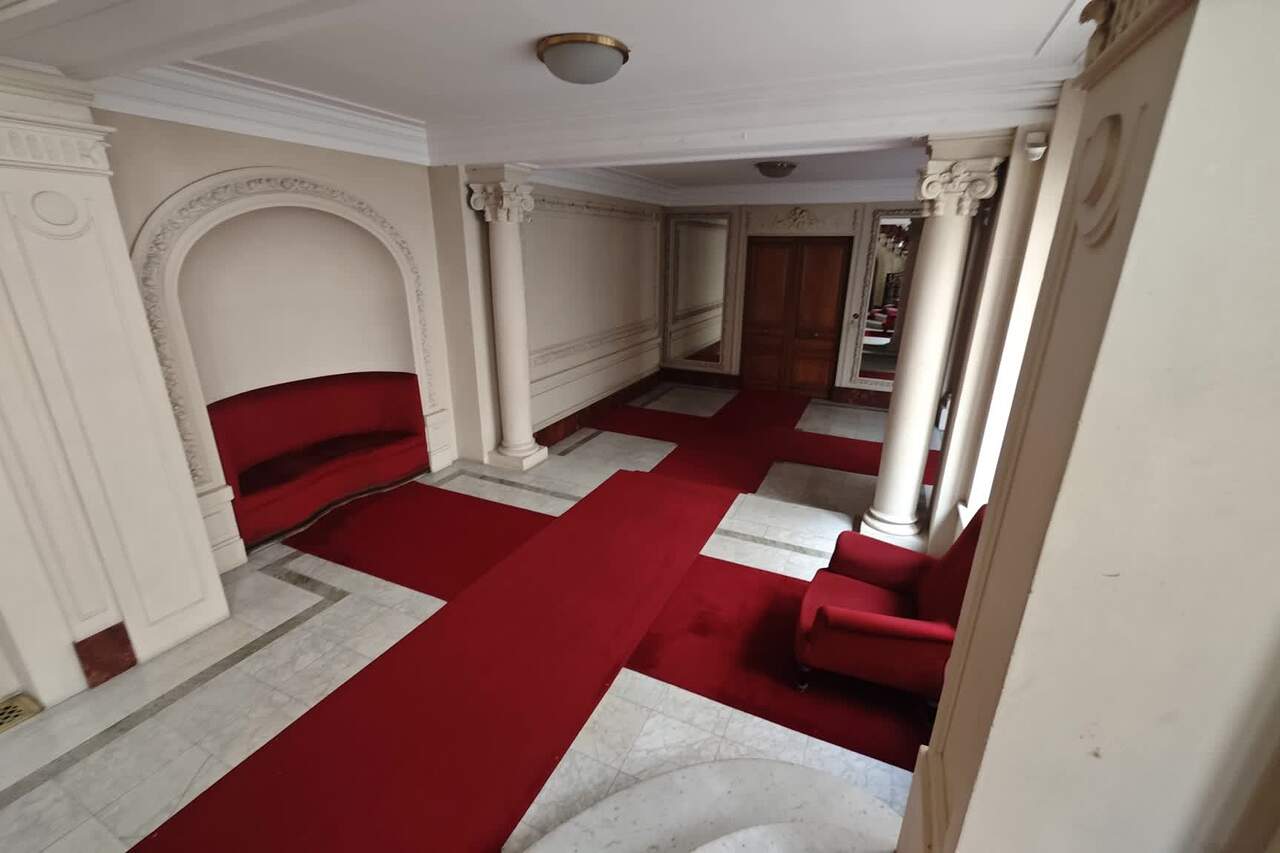 The entrance