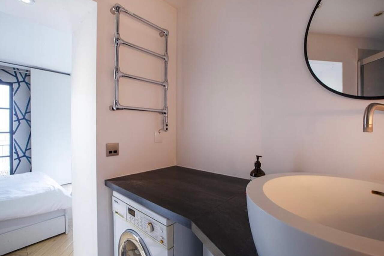 The bathroom