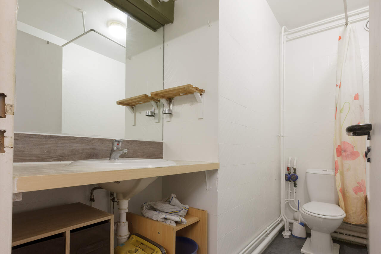 The bathroom