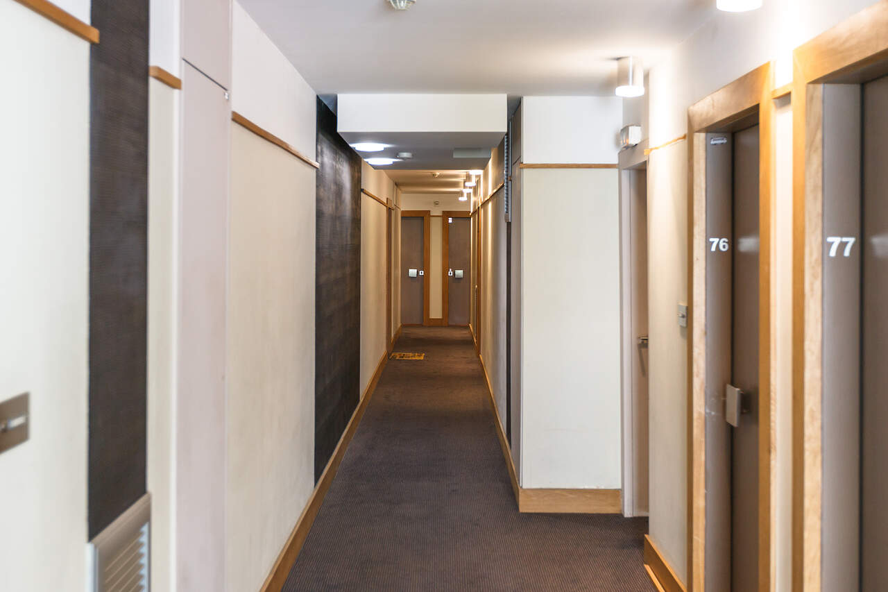 The entrance
