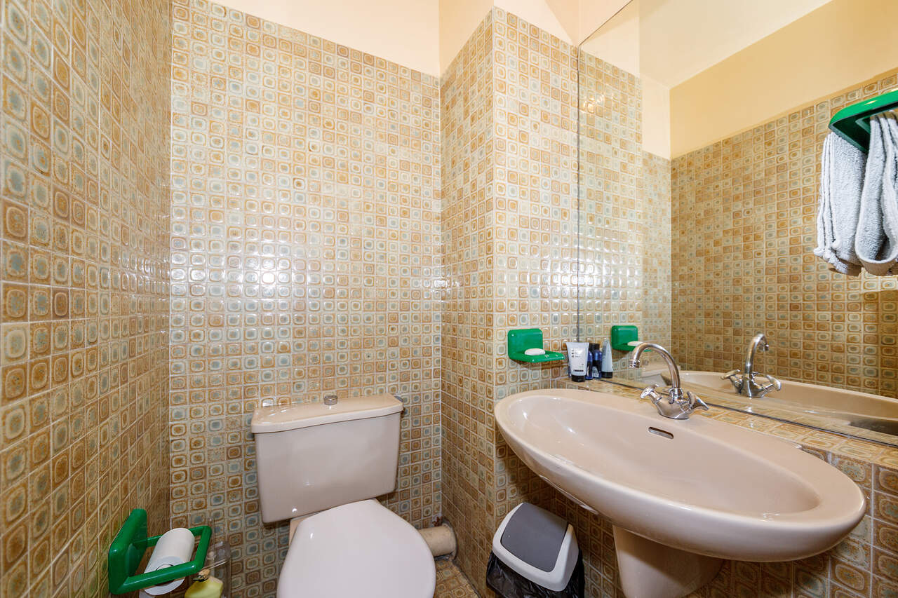 The bathroom